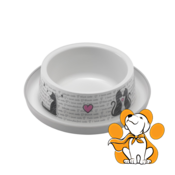 Moderna Trendy Dinner Small Cats in Love Grey White 350ml, Cinija Za Macke