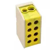 Kompaktni konektor zbiralke, zeleno/rumen 1x35+1x25mm2 400VAC, 125A