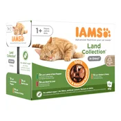 IAMS Cat Adult suho meso v omaki v večpakovem pakiranju 12x85g