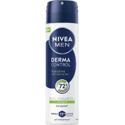 Nivea Antiperspirant v spreju za občutljivo kožo Men Derma Control Sensitive (Antiperspirant) 150 ml