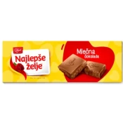 COKOLADA MLECNA NAJLEPSE ZELJE 250G