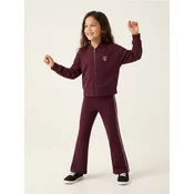 Sinsay - Bomber bluza sa viskozom Active - burgundy