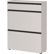 Kremno bela omarica za čevlje 80x107x29 cm Baldone – Germania