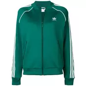 Adidas - classic branded jacket - women - Green