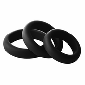 Ramrod – Smooth Silicone Cockring Pack, 3 kos