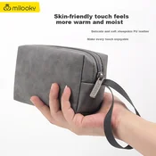 Milooky Torba za dodatke za laptop, Tamnosiva