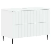 vidaXL Kopalniška omara za umivalnik ZWOLLE Bela 82 x 41 x 58,5 cm