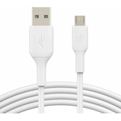 Belkin Boost Charge Micro-USB to USB-A Cable CAB005bt1MWH Bela 0,15 m USB kabel