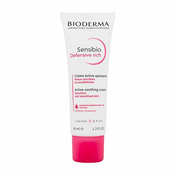 BIODERMA Sensibio Defensive Rich Active Soothing Cream pomirjujoča krema za občutljivo kožo 40 ml za ženske