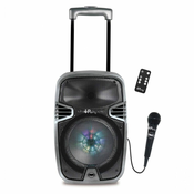 Lexibook Brezžični karaoke avdio sistem iParty s svetlobnimi učinki in mikrofonom