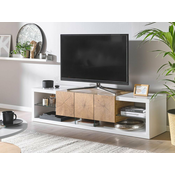 TV-omarica Berwyn 110 Bela, Svetla les, 160x40x42cm