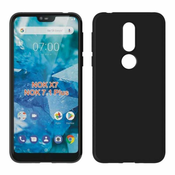 Ovitek za Nokia 7.1, silikonski, mat črn