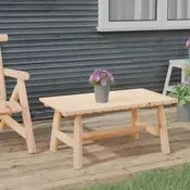 Vidaxl vidaXl Klubska mizica, 90x50x41 cm, masivni smrekov les