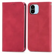 Rdeča Elegantna Flip torbica (Xiaomi Redmi A1)