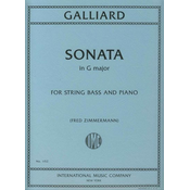 GALLIARD:SONATA IN G MAJOR STRING BASS