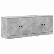 vidaXL Posteljna omarica z vrati 2 pcs Beton Siva 66 x 35 x 48 cm