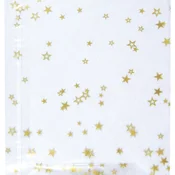 VREĆICE UKRASNE CELOFAN 18X30CM SA ZVJEZDICAMA PK10 HEYDA 20-30892 53 PROZIRNE