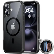 Infostyle TAURI magnetni ovitek za iPhone 16 – prozorno/črna