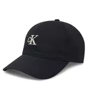 Kapa s šiltom Calvin Klein Jeans Embroidered Monogram Cap LV04K5024G Črna
