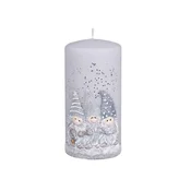 eoshop Sveča ŠKRATKI VALJ Božič d7x14cm