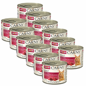 Animonda Carny Adult – govedina in srca 12x200 g