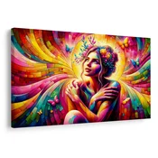 Slika čarobna ženska z metulji - 40x30