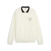 PUMA Varsity Quarter-Zip Relaxed Sweatshirt Men, Men, Warm White, L