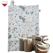 shumee PUL torba za plenice MINT UNICORN NappiMe torbe za plenice