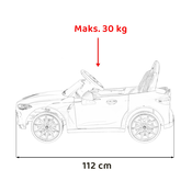 Licenciran avto na akumulator BMW M4 - modri