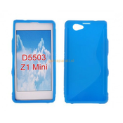 S silikonski ovitek SONY Xperia Z1 mini D550 svetlo moder