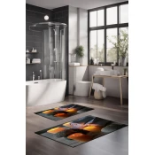 Lessentiel Maison Set prostirki za kupatilo CT-5187, 2 Komada, Šarena