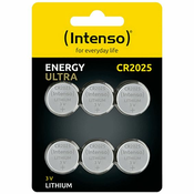 (Intenso) Baterija litijska, CR2025/6, 3 V, dugmasta, blister 6 kom - CR2025/6