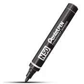 Marker za alkohol, 2 mm, konusni, PENTEL N50, crni N50-AE