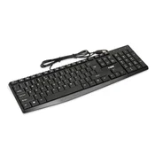 iBOX Eris tipkovnica, USB, črna, odporna na vodo
