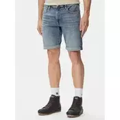 G-Star Raw Kratke traperice 3301 D10481-C051 Plava Regular Fit