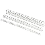 Plastični glavniki 38 ovalnih belih (50)