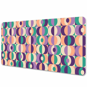 Decormat Podloga za pisalno mizo Squares and wheels 90x45 cm