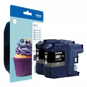 Brother original ink LC-123BK, black, 2x600str., 2ks