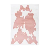Kayoom PREPROGA Z VISOKIM FLOROM Rabbit Animal Rosa / Weiß 160/230 cm taftano roza, bela