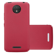 Cadorabo Cadorabo Case, združljiv z Motorolo v Frosty Red - Hard Case zaščitni pokrov v zmrznjenem videzu proti praskam in udarcem, (20564254)