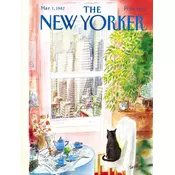 New York Puzzle Company - Puzzle The New Yorker - Pogled iz mačje perspektive - 1 000 kosov
