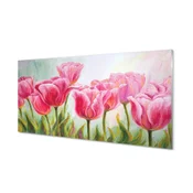 tulup.si Zidna obloga za kuhinju Tulipani sliko 125x50 cm