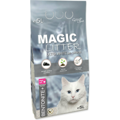 Magic cat MAGIC LITTER Bentonit Ultra White z ogljikom - 5 l