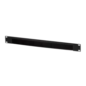 Logilink 19 blank panel 1U sa cetkicama, crna
