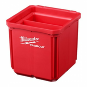 MILWAUKEE Dve posodi PACKOUT za shranjevanje raznovrstnih vsebin 102x102x102
