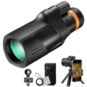 K&F Monocular Telescope 12X50 Outdoor Telescope Hunting, HD Monocular for adults with Phone Holder
