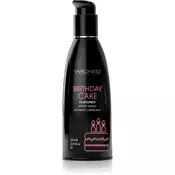 Wicked Aqua Flavored lubrikantni gel s okusom Birthday Cake 60 ml