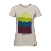 Ženska majica s kratkimi rokavi Black Diamond VISTA TEE, ledeno roza (S)