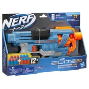 Nerf Elite 2.0 Commander RD-6 Blaster, 6 strelica, Plavi