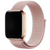 shumee PASEK ZA APPLE WATCH 1/2/3/4/5/6/7/8/9/SE 42/44 MM ROZA MATERIAL